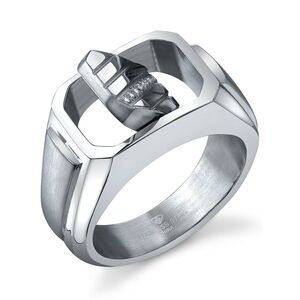 Stainless Steel Geometric Ring